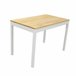 Conjunto de mesa con 4 sillas VERSALLES Natural/ Blanco