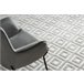 Alfombra SANTO sisal 58365A zigzag 200x290 Crema