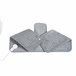Almohadilla eléctrica Borrello lavable 100W Vlies Gris