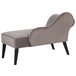 Beliani Chaise longue izquierdo Terciopelo BIARRITZ Azul Marino