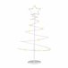 Árbol Navideño decorativo de Metal con Estrella con 46 Luces Árbol Navideño decorativo de Metal con Estrella con 46 Luces Blanco