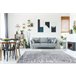 Alfombra MEFE moderna 6185 Árbol Madera Structural dos niveles 180x270 Gris