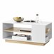 Mesa de Centro Trelleborg con estante aglomerado Natural/ Blanco
