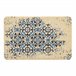 Alfombra de baño CERAMIC azulejos de lisboa antideslizante Crema
