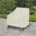 Funda Protectora para Sillas Tela Oxford Outsunny Beige