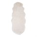 Alfombra Asimétrica Lambskin 180x60 Blanco
