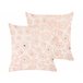 Beliani Cojín decorativo TRITELEIA 45x45 Rosa