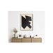 Pintura original MAYORCA relieve 60x80cm marca MARCOMUEBLE  Blanco/ Negro