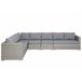 Beliani Conjunto longue XXL Beige