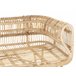 Beliani Conjunto de jardín Ratán DOLCEDO Blanco/ Beige