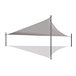 Acomoda Textil – Toldo Vela de Sombra. 500x500 Gris