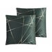 Beliani Cojín decorativo PINUS 45x45 Verde Oscuro