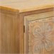 Aparador de madera de 2 puertas Marron