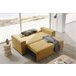 Sofá Cama Alta Gama 3 Plazas Capri Amarillo