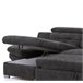 Chaise longue convertible en cama ETERNITY Antracita