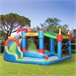Castillo Hinchable Tela Oxford, Poliéster Outsunny Multicolor