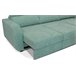 Chaise longue convertible en cama tela APRIL Verde