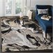 Alfombra DE LUXE moderna 622 Abstracción - Structural 180x270 Crema