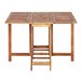 Beliani Conjunto de comedor FRASSINE Madera Clara