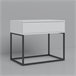Mesita STYLE 60cm un cajón Blanco