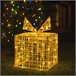 Caja de regalo Navideña decorativa con 30 micro LEDs Caja de regalo Navideña decorativa con 30 micro LEDs Blanco