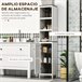 Mueble Auxiliar Baño Melamina de Madera kleankin Blanco
