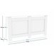 CUBRE RADIADOR WINDSOR Blanco
