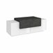 Aparador efecto madera 120 Blanco Brillo