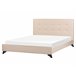 Beliani Cama con somier Poliéster AMBASSADOR 172x216 Beige