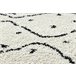 Alfombra BERBER TETUAN B751 zigzag Franjas Bereber Marroquí Shag 120x170 Crema