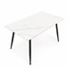 Set de 1 mesa y 4 sillas MINKA Blanco/ Gris