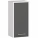 Armario de pared de baño AKORD FIN 30 Blanco/ Gris