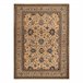 Alfombra KESHAN franjas oriental clásico 7521/53555 160x230 Marron Claro