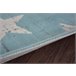 Alfombra SCANDI Estrellas 80x150 Azul