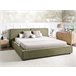 Beliani Cama Poliéster LINARDS 230x242 Beliani Cama Poliéster LINARDS 230x242 Gris