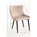 Silla Sanda Terciopelo Beige