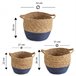 Set de 3 cestas Anxo Azul