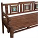 Banco de madera Marron