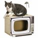 Rascador para Gatos Cartón PawHut Multicolor