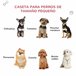 Caseta para Perros PP, Metal PawHut Multicolor