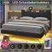 Cama doble hidráulica LED con USB y almacenamiento Cama doble hidráulica LED con USB y almacenamiento Gris