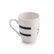 Set mug BLACK&WHITE 4 piezas marca BENETTON Blanco