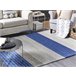 Beliani Alfombra de pelo corto AKKAYA 140x200 Gris Oscuro