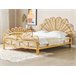 Beliani Cama Ratán FLORENTINE 187x207 Beliani Cama Ratán FLORENTINE 187x207 Marron