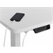 Beliani Escritorio ajustable DESTINES 160x109 Blanco