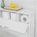 Armario Auxiliar Baño con 2 Puertas y 1 cajón BZR31-W SoBuy Blanco