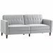 Sofá Cama Terciopelo HOMCOM, hogar - muebles de salón Gris