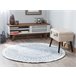Beliani Alfombra de pelo corto YALAK 140x140 Azul