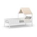 Cama cabaña Koti 201x114 Blanco/ Madera
