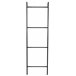Toallero escalera Betti de 4 barras Negro